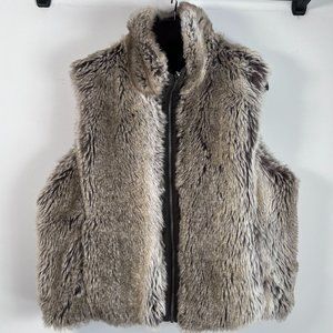 Weatherproof Garment Co.‎ Womens Faux Fur Faux Suede Reversible Vest Size XL